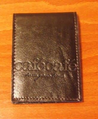 תפריט דמוי עור