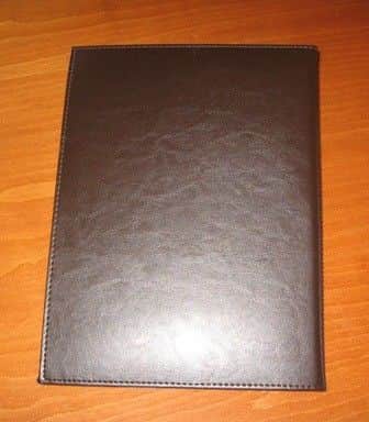 תפריט A4 דמוי עור