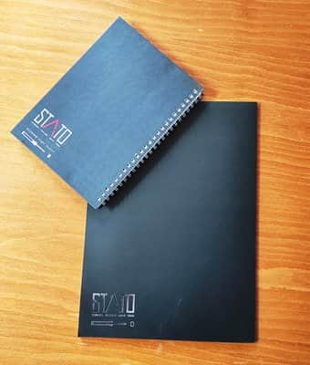 סט מחברת ופולדר